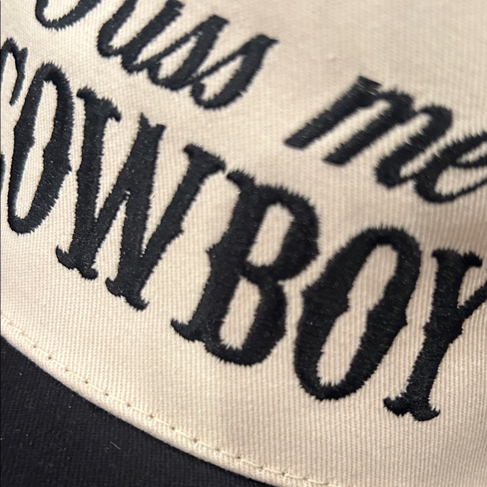 Kiss Me Cowboy Two-Tone Trucker Cap - Picture 8 of 9